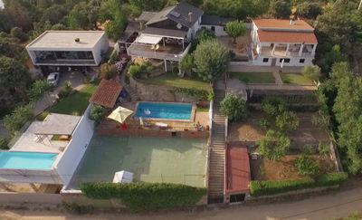 Ejemplo de fotografía aérea con dron (chalet en venta en el Embalse del Burguillo)