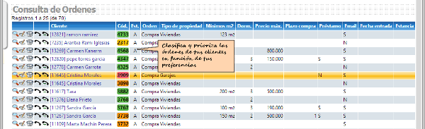 Órdenes de compra/alquiler